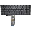 Generic Tastiera per Laptop Lenovo Ideapad Slim 3 15IAH8 83ER Italia IT con retroilluminazione Grigio Nuovo