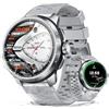 DOOGEEEco ANYMOVINGM1-Argento Smartwatch fitness uomo GPS dual-band, 170+ sport, Assistente AI, AMOLED 1,5, 20 giorni, 5ATM+IP68