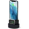 elago Stazione di Ricarica 2 in 1 per iPhone, AirPods e Apple Watch | Cavo Necessario, Compatibile con Apple Watch 12/11/10/9/8/7/6/5/4/3/2/1/SE3/SE2/SE1, AirPods 5/4/3/2/1, iPhone (Nero)