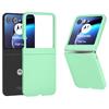 GIOPUEY Cover Compatibile con Motorola RAZR 60/RAZR 50, Materiale PC Rigido Custodia, Comodo e Liscio al Tatto Case，Antiurto, Anti-Impronta - Green