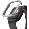 WFCKPQF Custodia Protettiva di Alluminio Compatibile con Apple Watch 10 46 mm, Acciaio Inossidabile Custodie Anti Graffio Alluminio Cover Protettiva Glitter Bumper Case Compatibile con iWatch 46mm Serie 10/11
