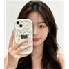 hdqICase Compatibile con Pixel 8 Pro Bianco Cover | Gatto Custodia Onda Silicone Morbido