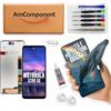 AmComponent - display di ricambio per MOTOROLA MOTO G200 5G XT2175-1 schermo LCD + vetro touch screen | Componente di ricambio con luminosità intensa e risposta al tocco reattiva