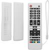 kwmobile Custodia Silicone Telecomando Compatibile con LG Smart TV AKB Cover - Guscio Protettivo Telecomando Antiscivolo - Bianco