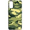 Mixroom - Cover Custodia Back case In TPU Silicone Morbida Per Motorola Moto g35 5G Fantasia Mimetica Militare F87