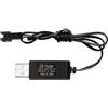 Ijksbehjf Cavo USB per batteria da 3,6 V, 4,8 V, 6 V, 7,2 V, per telecomando auto, camion, SM2P/JST/KETPlug cavo di ricarica giocattolo telecomandato