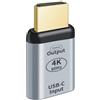 Okaywork Adattatore HDMI USB C, HDMI USB C, Convertitore Type-C HDTV 4K@60Hz in Alluminio Plug and Play per Laptop, Proiettore e Ufficio