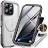Cozycase Cover TOP 360 Antiurto IP68 Impermeabile Per iPhone 13 Pro Max | Magnetica Per Magsafe, Rugged Militare, Subacquea Waterproof Case Anti Urto Resistente Antipolvere, Custodia Integrale. Nero