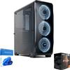 REALTECHNOLOGY Pc Desktop Gaming Amd Ryzen 7 5700G 4.60Ghz 8-Core,Ram Ddr4 16Gb 3200Mhz,Ssd Nvme M2 1Tb,Wifi,Scheda Video Ge Force Gtx 1650 4Gb,Windows 11 Professional,Computer Fisso Assemblato