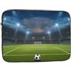 GMSGHJHDR Custodia impermeabile per computer portatile, motivo calcio, custodia protettiva antiurto sottile e portatile per laptop da 10, 12, 13, 15, 17