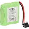 vhbw Batteria NI-MH per PANASONIC 3807, KX-A36A, KX-T3610, KX-T3620 etc. sostituisce P-P301, KX-A36, KX-A36A, TYPE 2, BT185, AM468V, TRB-6500 600mAh