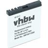 vhbw batteria compatibile con Bea-fon SL450, SL550 smartphone cellulare (1000mAh, 3,7V, Li-Ion)