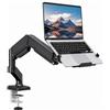 bukolico Supporto Monitor PC 13-32 Pollici, Braccio Monitor a Molla a Gas, Supporto Schermo Regolabile in Altezza, Braccio per Monitor VESA 75x75/100x100 mm, Rotazione 360°, Inclinazione ±90°, Portata 2-9 kg