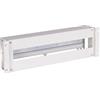 SABAJ M&D Barra interruttore 19 3U con due binari TH-35 (DIN) - Pannello di distribuzione dell'alimentazione in acciaio, grigio RAL 7035, per montaggio a rack e installazioni elettriche