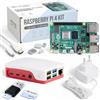 db-tronic Raspberry Pi 4 3 GB Starter Kit | Edizione da 64 GB | Alimentatore da 15 W | Alloggiamento | Cavo Micro HDMI 4K | Dissipatori | ideale per Home Assistant e la smart home