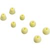 Generico Punte dell'orecchio per Flex/Beats X/Powerbeats Pro, punte di auricolari Bluetooth senza fili in silicone, punte di ricambio antiscivolo per cuffie accessori (giallo)