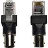 sodeber BNC a RJ45 Convertitori Adattatore Femmina Maschio Coassiale Coassiale Barili Accoppiatore Connettori Per