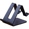 Generic Supporto universale per telefono cellulare da scrivania, triangolare, supporto per telefono cellulare e tablet (nero)