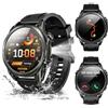 Luzglo Anywise W1 AI Smartwatch Uomo,GPS Dual-Band Integrato,5ATM Impermeabile Militare Smart Watch,1.43 AMOLED Fitness Tracker Per Android iOS,170+Sports Modes,Answer/Make Call/12 Days Battery
