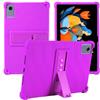 Caweet Custodia per Lenovo Idea Tab Plus da 12,1 pollici/Tab K12 (modello 2025), antiurto, in silicone, con supporto regolabile, viola