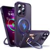 FNDMIL Magnetico Girevole a 360° per iPhone 13 Pro Max Cover con Magnetica