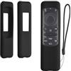 kwmobile Custodia Silicone Telecomando Compatibile con Samsung BN59-01432A / BN59-01432J / TM2360e Cover - Guscio Protettivo Telecomando Antiscivolo - Nero