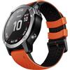 ANBEST Cinturino per Garmin Fenix 6X Pro/Fenix 7X Pro/Fenix 6X/7X/5X Cinturino, Bracciale Sostitutivo in Silicone da 26 mm a Montaggio Rapido Fenix 3/3HR/Instinct 2X/Enduro 2 Band