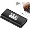 Generic Adattatore USB C femmina - Convertitore da 240 W, connettore USB C per dati e ricarica ad alta velocità, accessorio da viaggio per laptop desktop, adattatore per casa, ufficio e conferenze per