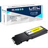 LCL Cartucce di Toner Compatibile C3760 C3765 C3760N C3760DN C3765DNF | 593-11120 (1 Giallo) Sostituzione per Dell C3760dn C3760n C3760 C3765dnf C3765 C3765nf
