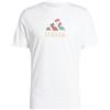 ADIDAS T-shirt Adidas Italia Football Fan Graphic White