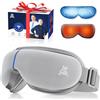 Bob and Brad EyeOasis 3 Elite, Massaggiatore per occhi con calore e freddo, maschera per occhi per la pressoterapia degli occhi, per emicrania, secchezza oculare e affaticamento, idea regalo