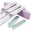 Lictin Set 12 Lime per Unghie Professionali | lime per unghie 100/180,Professionale per lima unghie,lime unghie