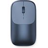 Satechi, mouse wireless con doppia connessione, ricaricabile, modello Slim EX, compatto, colore blu