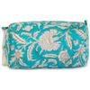 IBOAH Beauty Case Cotone Imbottito (Blu Turchese, M)