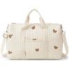 Aucuu Parto Ospedale Mamma Grande, 48 * 24 * 28 cm, Borsa Fasciatoio per Neonato, Stampa Carina, Leggero Borsone da Viaggio, Con Tracolla