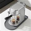 Volminex Tappetino Macchina Caffe per De'Longhi Dedica, Tappeto in Silicone per Ninja, Tappetino Antiscivolo Cucina per Nespresso, Tappetino da Bar, Accessori per Macchine da Caffè (Grigio, 40×20cm)