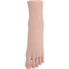 AOWINHIT Modello di Piede in Silicone con Posizionamento Articolare Flessibile Realistico per Corsi di Nail Art e Bellezza, Display del Piede di Manichino Morbido Al Tatto per Professionisti