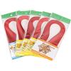 Fyearfly 600 strisce di carta per quilling fai da te, larghezza 3 mm, colore puro origami, decorazione artigianale per pittura decorativa, ornamenti e imballaggi (rosso)
