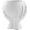 Lene Bjerre Haniya - Vaso per fiori in ceramica, colore: Bianco