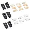 Ruimou 1 set di lame per ventilatore a soffitto autoadesive kit di bilanciamento (9 x 3 GM+6 x 5 GM+6 x clip) per ventola movimenti irregolari corretti, ridurre il rumore