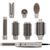 Cecotec Spazzola ad Aria Calda Asciugacapelli e Piastra per Styling con 14 Testine, Tecnologia Coanda CeramicCare, 14 Funzioni in 1, AirGlam Nero