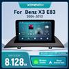 XONRICH Lettore autoradio per BMW X3 E83 2004-2012 Android 14 Navigazione GPS Wireless Carplay DSP AI Audio vocale Multimediale 2DIN