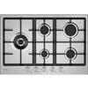 Candy CHG7WL4WTX Acciaio inox Da incasso 74.5 cm Gas 5 Fornello(i)