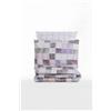 Nuit Des Rêves Elegant Ranforce Double Quilt Cover Set (200 x 200 cm), 100% cotone, Dusty Rose & White, Purple & Brown | Machine Washable, Envelope & Button Closure Cozy Bedrooms