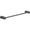 Gedy Ande Porta Asciugamani Bagno da Parete Lunghezza 45cm, Porta Salviette Bagno da Muro in Acciaio Inox AISI 304 con Finitura Gun Metal, Fissaggio tramite Viti Incluse nella Confezione