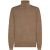 SUN 68 MAGLIONE DOLCEVITA IN LANA VINTAGE PLAIN
