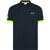 SUN 68 POLO MACRO LOGO FLUO
