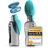 Paws Elegance Prova di Perdite Borraccia Cane Portatile da 800ml per il Viaggio | Incluso Contenitore per il Cibo e Spazzolino da Denti | Premium Beverino per Cani
