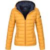 Marikoo Lucy giacca mezza stagione da donna con cappuccio, giallo,