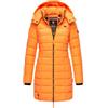 Marikoo ABENDSTERNCHEN cappotto trapuntato da donna con cappuccio, Apricot sorbet,